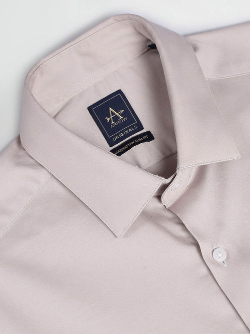 Buy Arrow Manhattan Slim Fit Solid Shirt Online