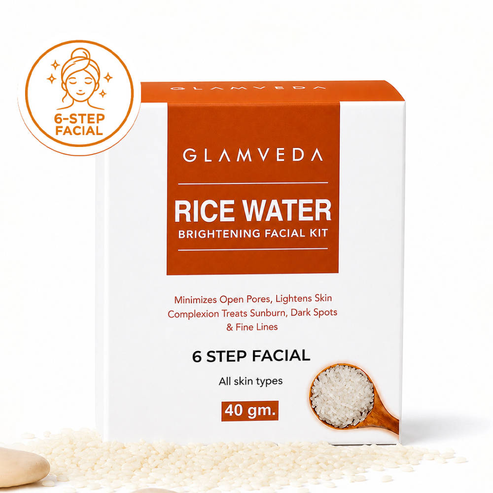 Glamveda Rice Water Brightening Facial Kit