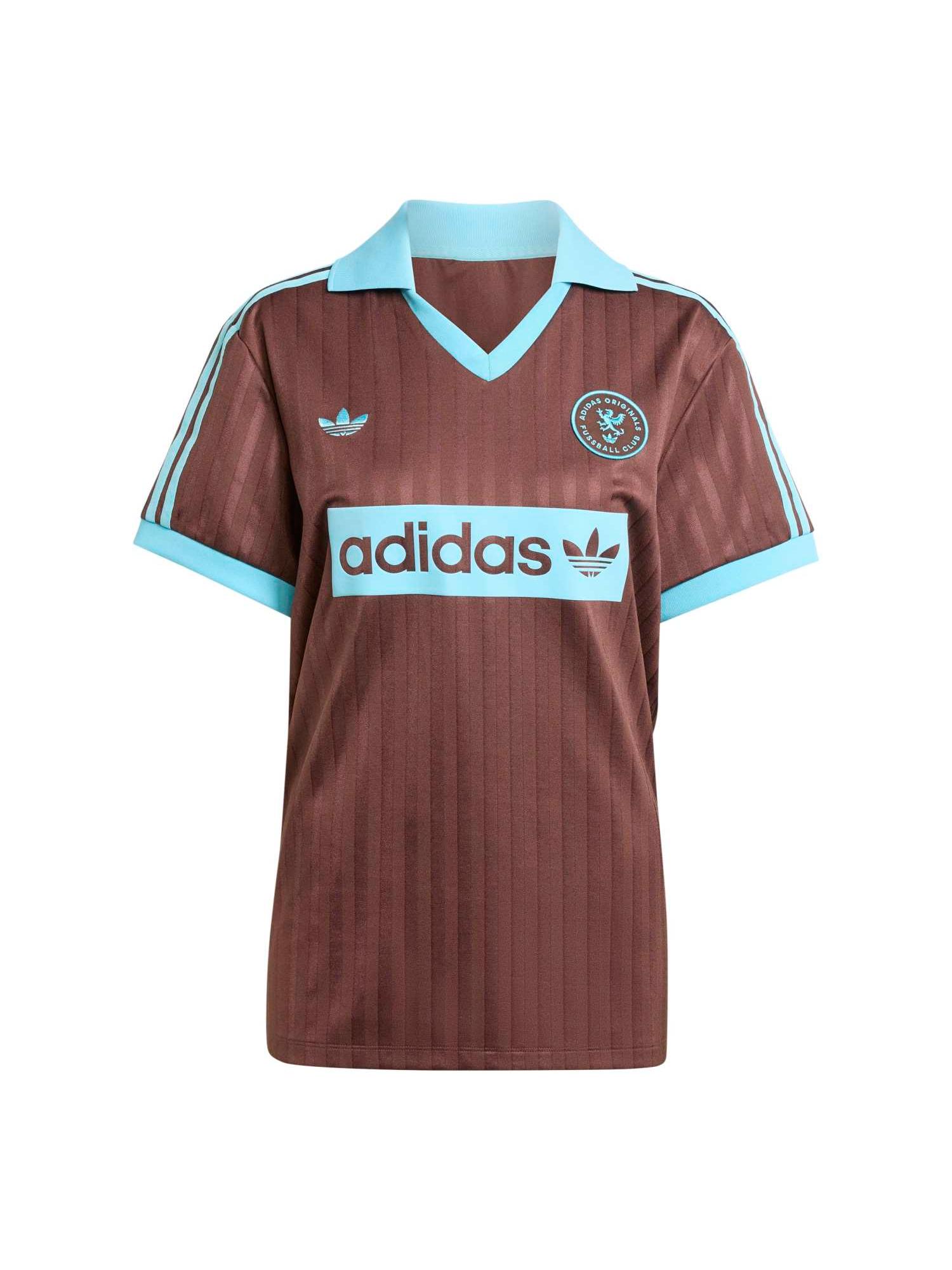 Buy adidas Originals FOOTBALL TEE Brown Women Polo T-shirt Online