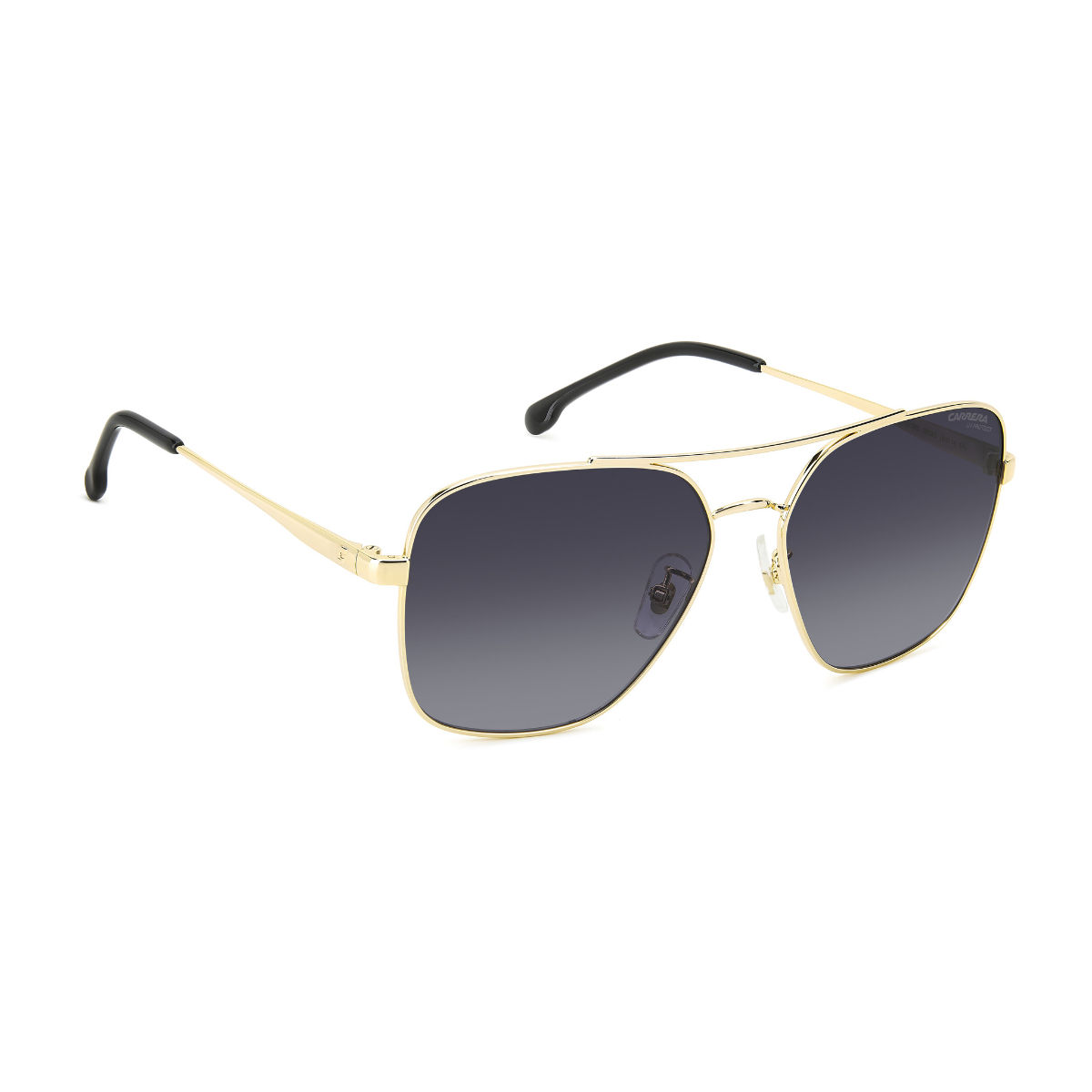 Buy Carrera Womens Dark Grey Shaded Lens Gold Square Sunglasses With 