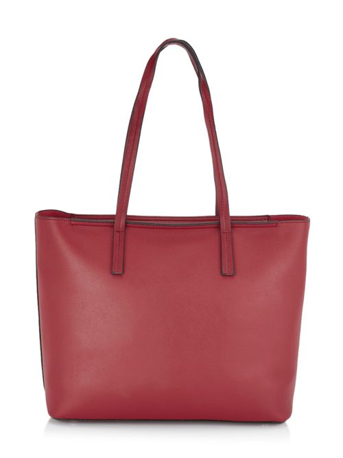 Vero Moda Maroon Tote Bag Vero Moda VMTRIO BAG CROCO Tote Bag