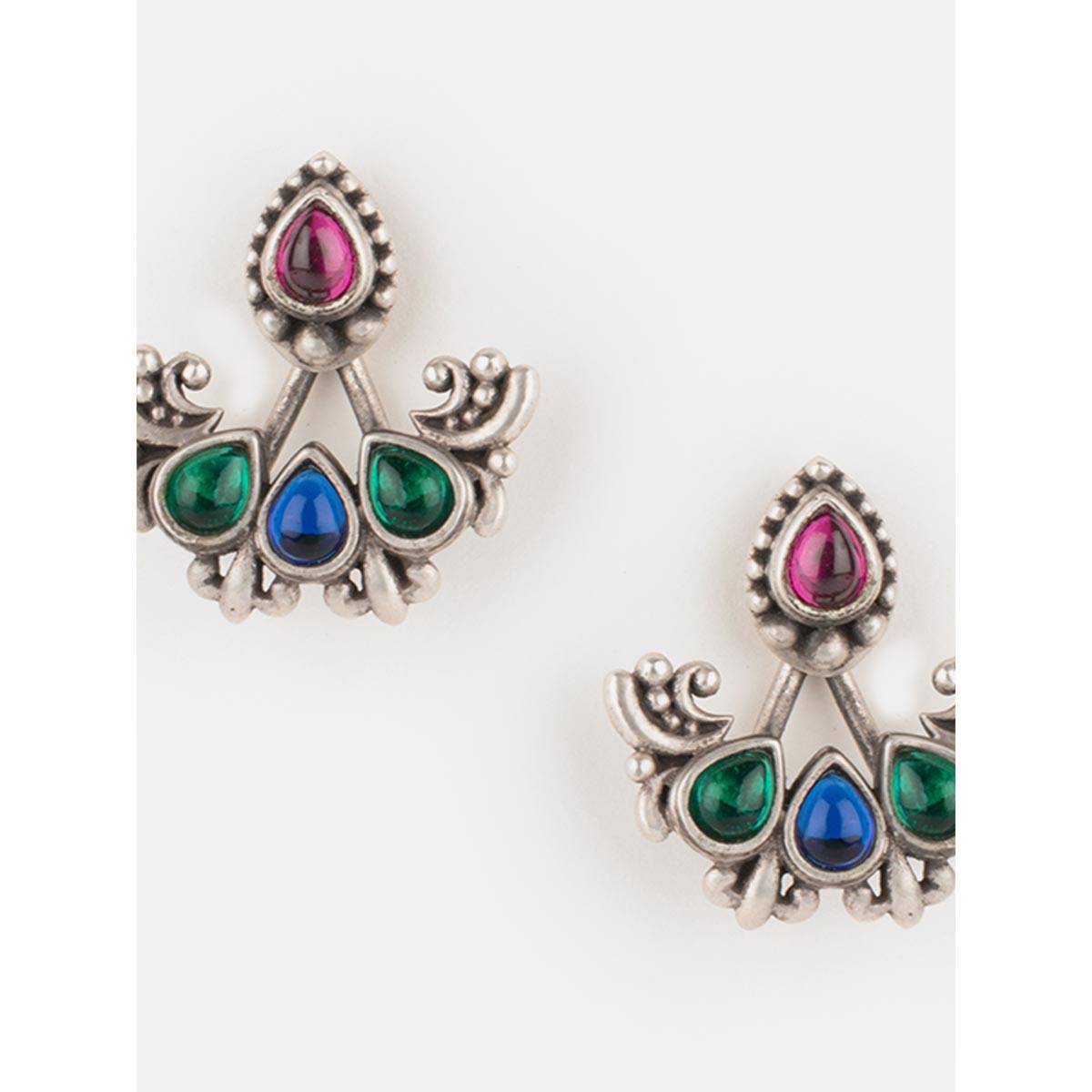 Boucles D'oreilles Étoile De David 9.5 Mm - Argent 925 - Finition Satin - Neuf Avec Boîte