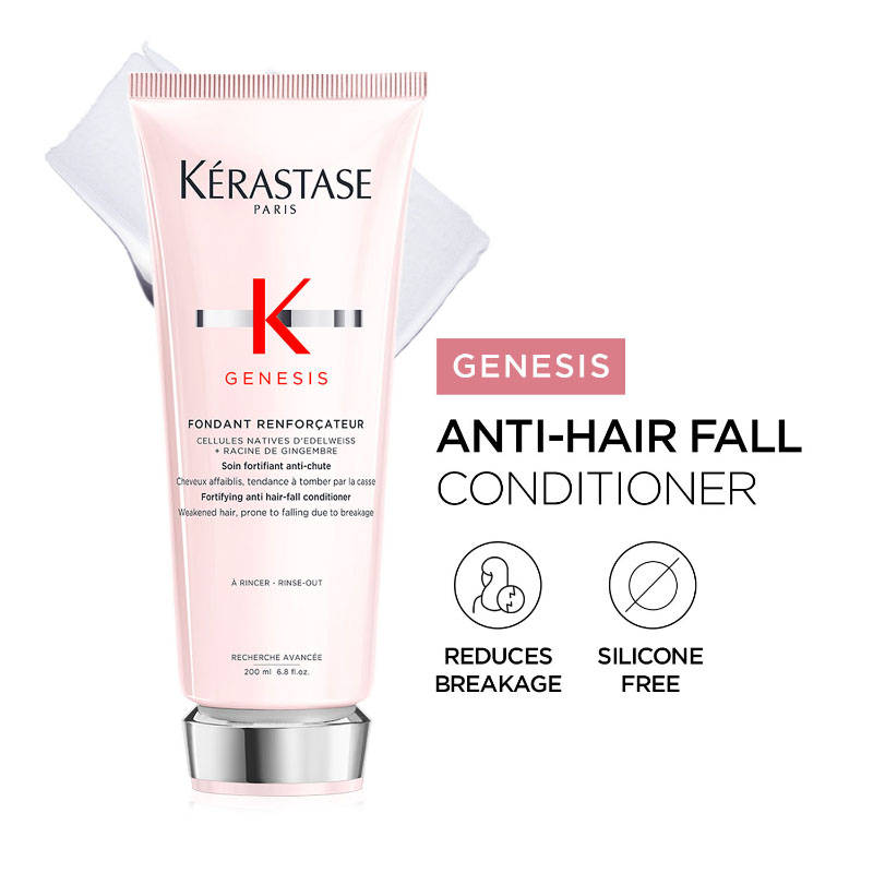 Kerastase Genesis Conditioner For Fine To Medium Hair, Adds Strength & Reduces Hair Fall & Breakage