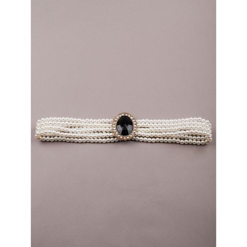 Buy Layered white waist saree belt for women Online. – Odette