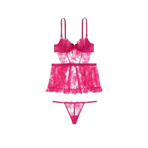 Buy Victoria's Secret Very Sexy Wicked Unlined Rose Lace Apron Set (Set of 2) Online Buy Victoria's Secret Very Sexy Wicked Unlined Rose Lace Apron Set (Set of 2) Online