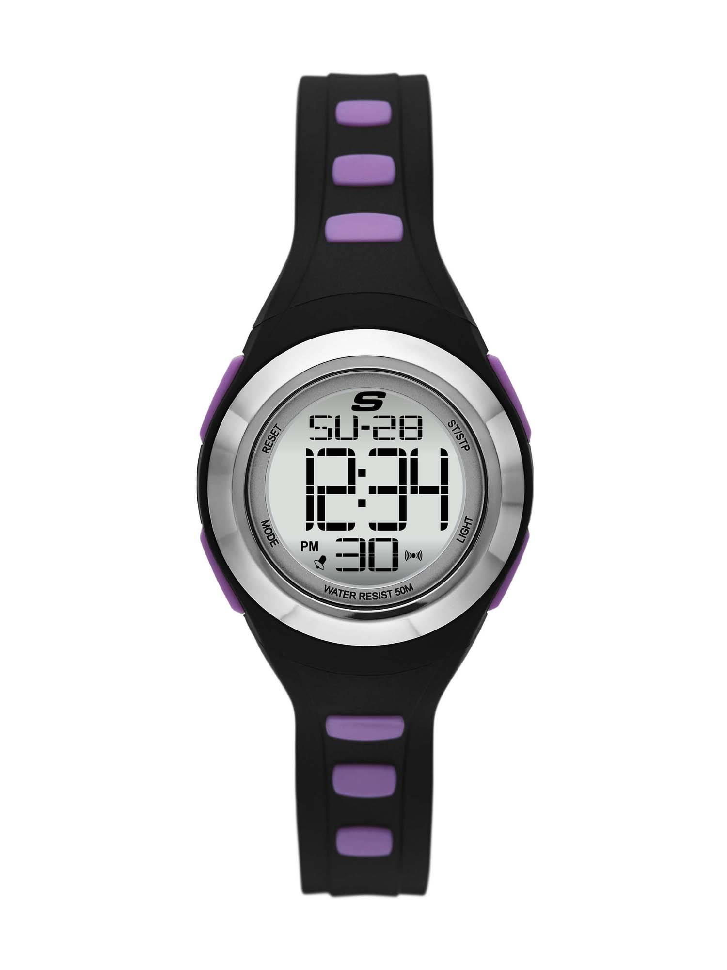 SKECHERS Women Tennyson White Dial Digital Watch SR2144 (S)