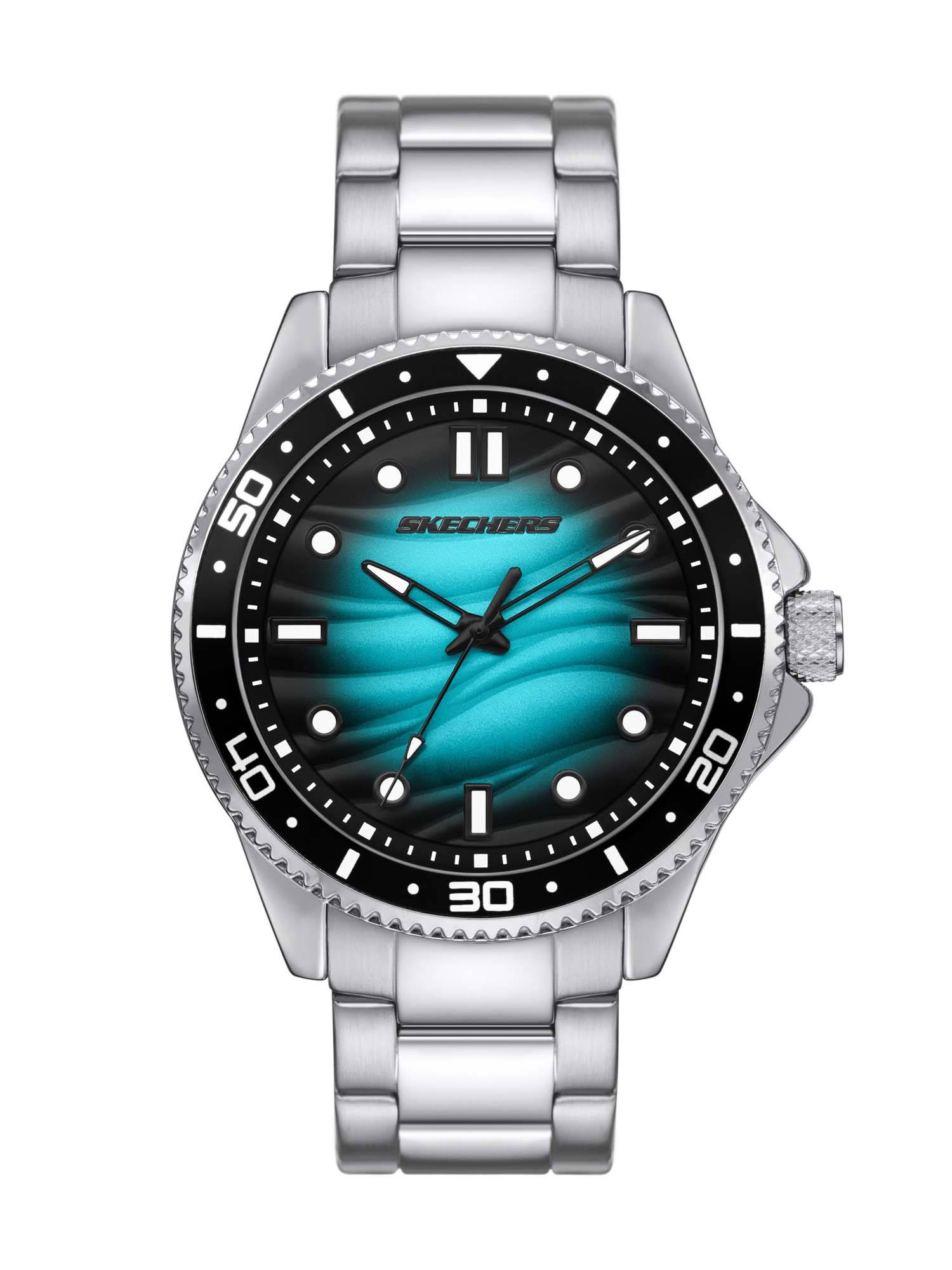 SKECHERS Men Haymar Blue Quartz Watch SR5272 (M)