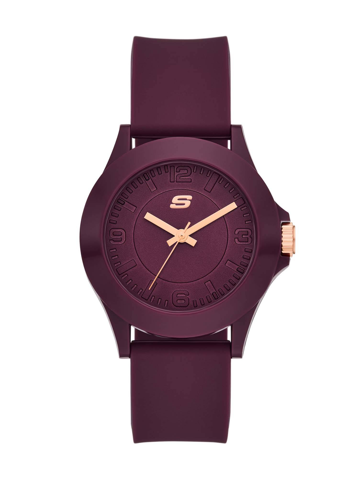 SKECHERS Women Rosencrans Burgundy Quartz Watch SR6344 (M)