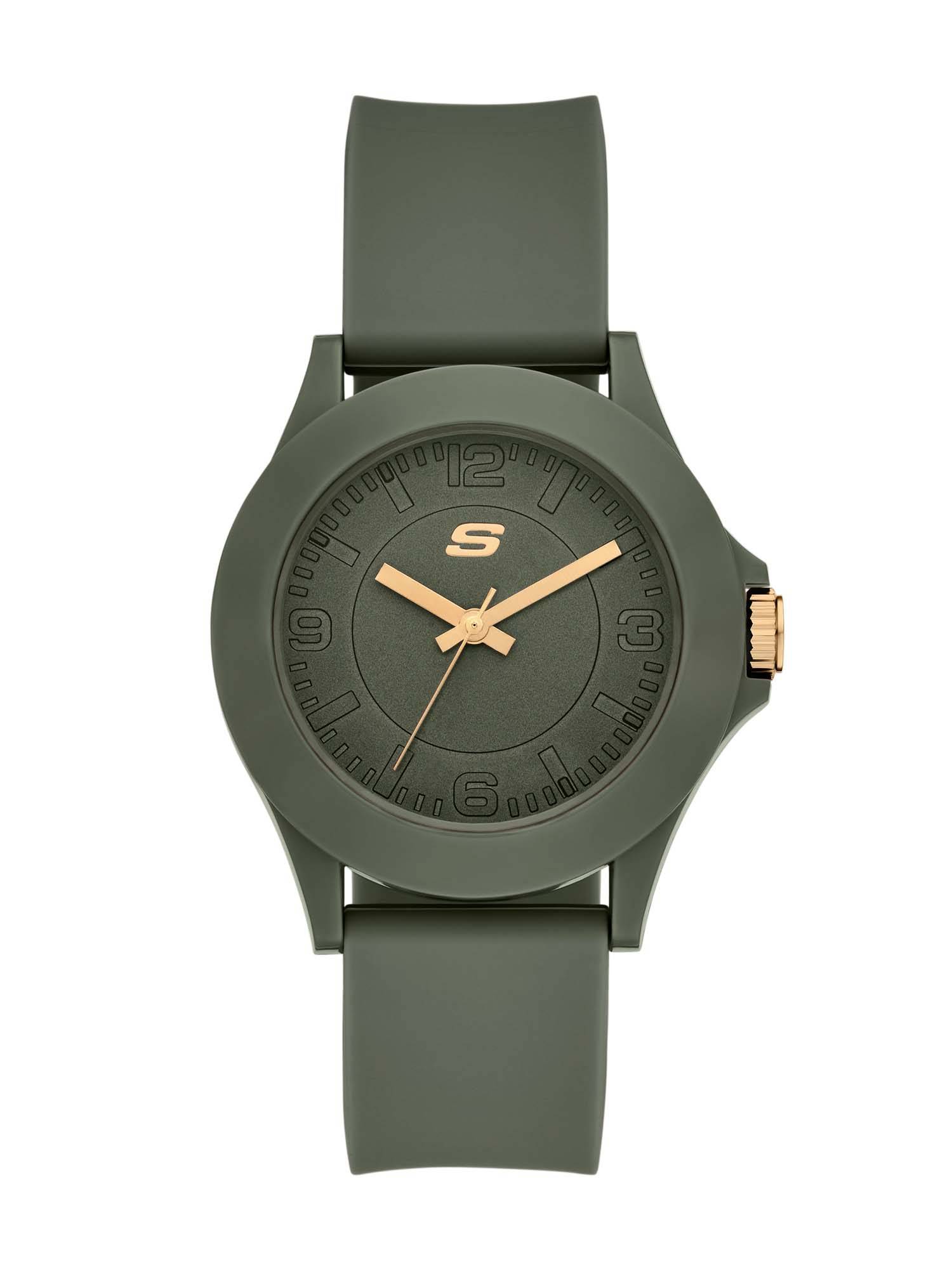 SKECHERS Women Rosencrans Olive Quartz Watch SR6345 (M)