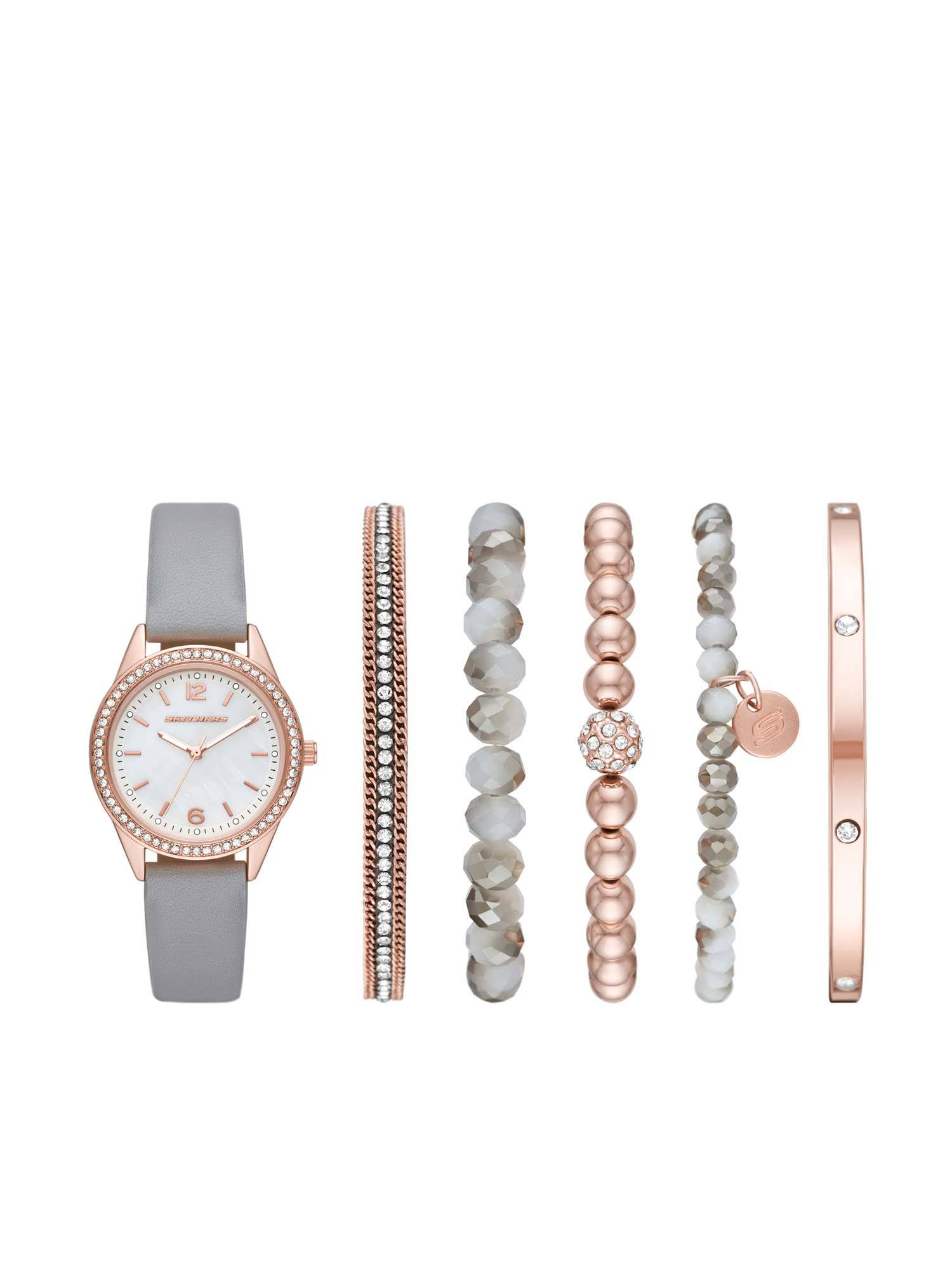 SKECHERS Women White Quartz Watch SR9056 (M)