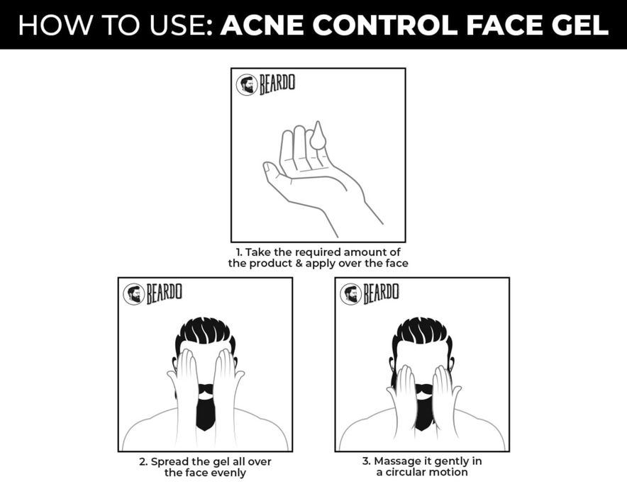 beardo acne control face gel