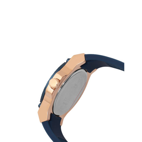 Buy Guess W1094L2 Round Navy Blue Dial Analog Watch Online
