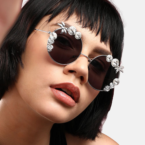 Buy SOHI Jewel of Eyewear Embellished Sunglasses (50) Online
