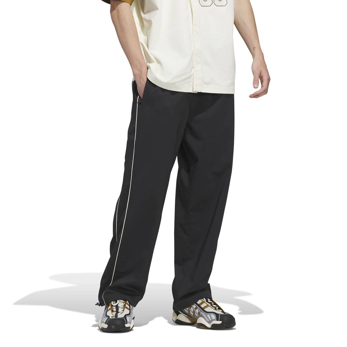 Buy adidas Originals Hoop Pant Unisex Black Trackpant Online