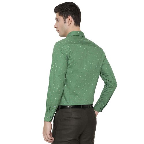 Buy Metal Mens Printed Dark Green Cotton Slim Fit Formal Shirt Online Buy Metal Mens Printed Dark Green Cotton Slim Fit Formal Shirt Online
