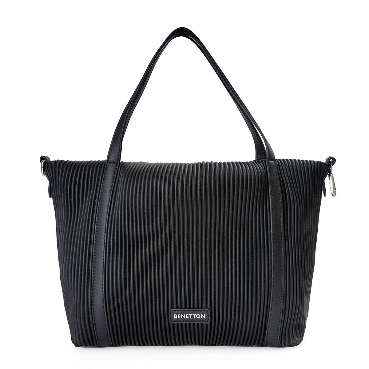 United Colors of Benetton Camile Women Black Shoulder Handbag