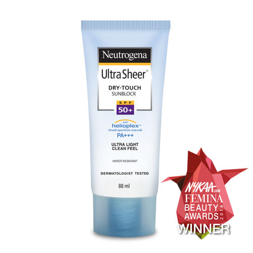 Neutrogena Ultrasheer Dry Touch Sunblock Spf 50 Buy Neutrogena Ultrasheer Dry Touch Sunblock Spf 50 Online At Best Price In India Nykaa