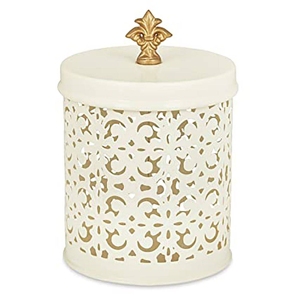 Living With Elan Flecked Caniste-Off white