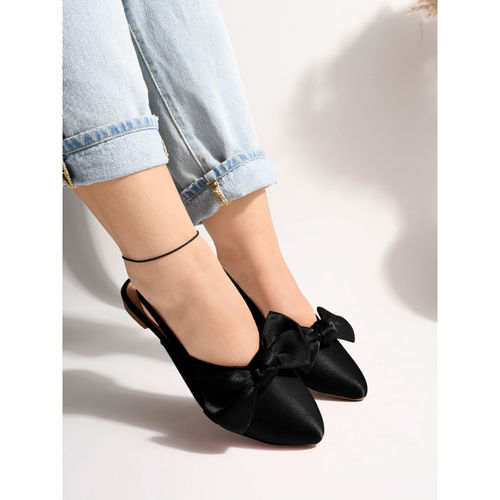 Shoetopia Nice Black Flat Shoes Buy Shoetopia Women Black Flat