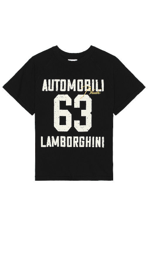 Buy Rhude x Automobili Lamborghini 63 Raglan Tee Online