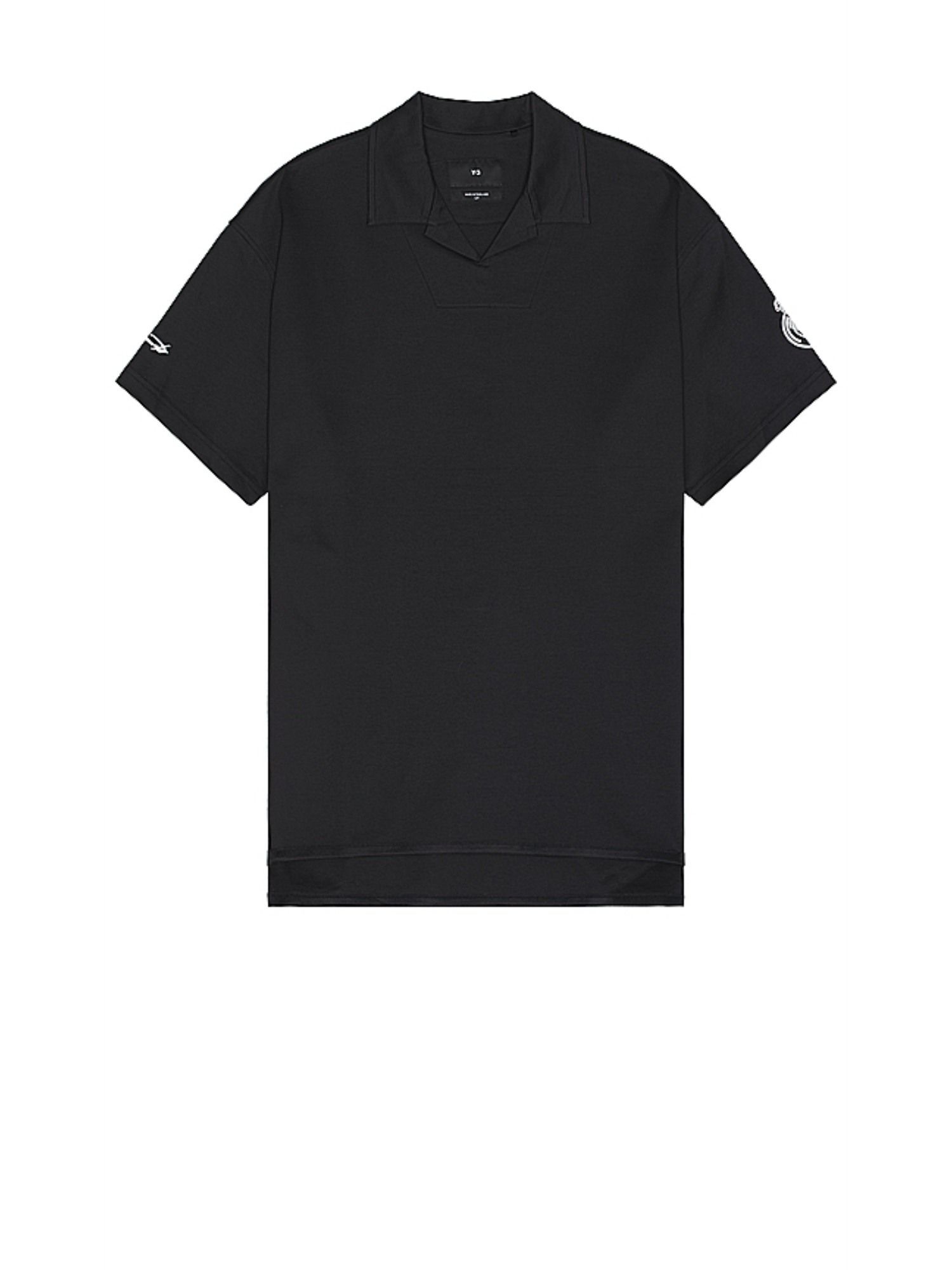 【新品・限定】Y-3×Real Madrid POLO 半袖シャツ XS 黒 新品・限定】Y-3×Real Madrid POLO 半袖シャツ XS 黒