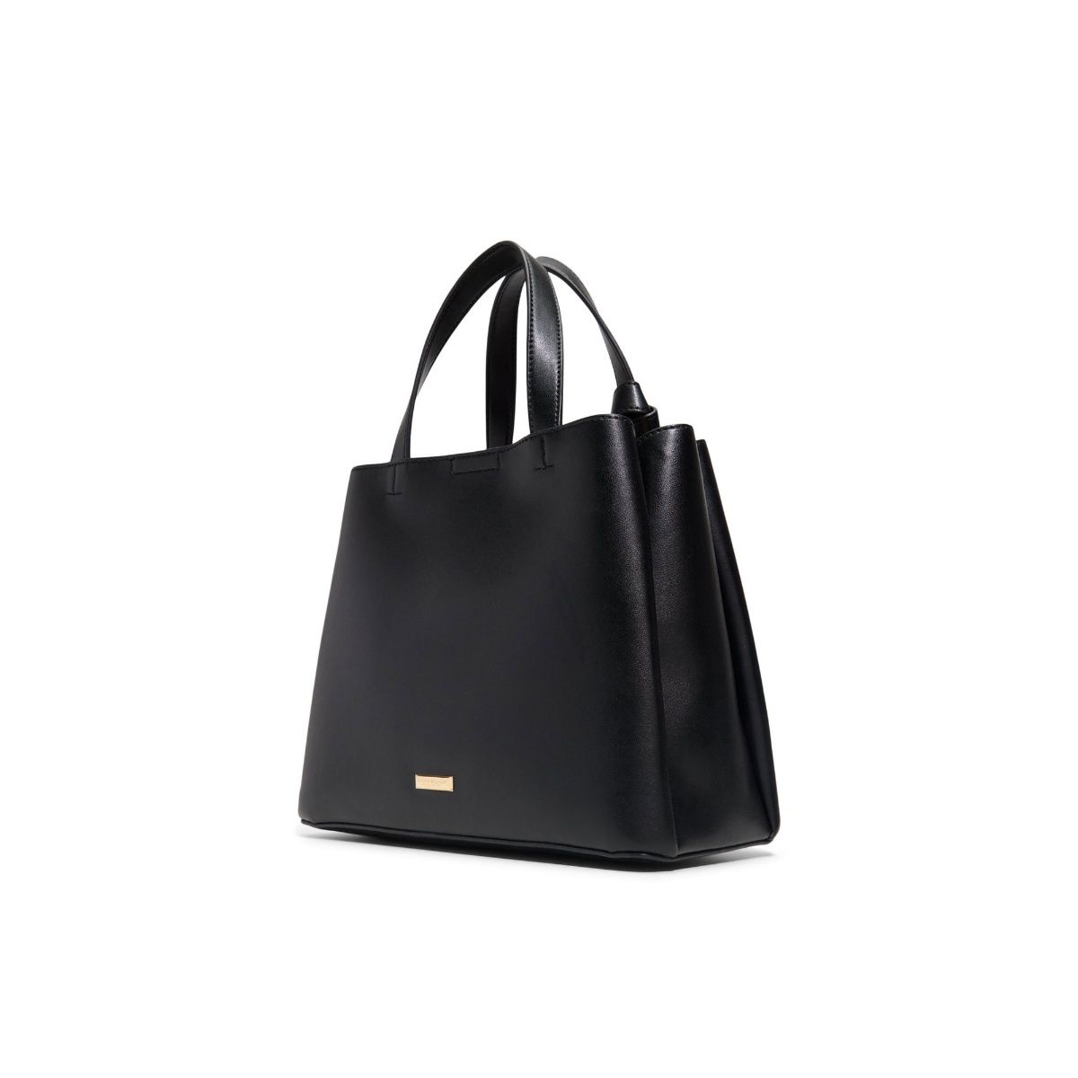 Buy Aldo ZARIA Women Black Satchel Bag with Detachable Strap Online