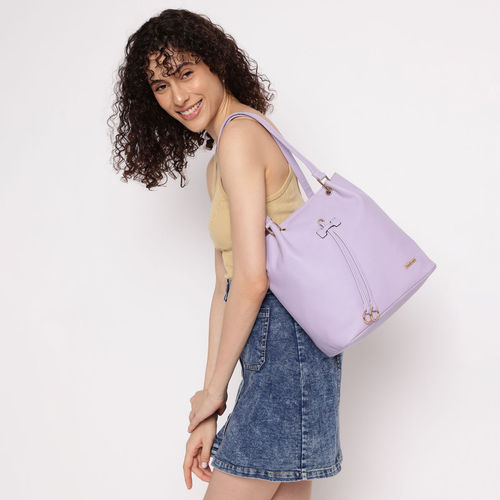 Buy Fastrack Purple Tote Bag for Women Online