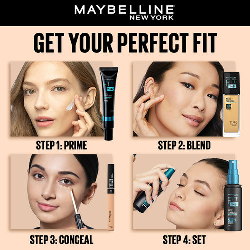 Maybelline Fit Me Matte + Poreless Liquid Foundation 310 Sun Beige (Pump)  30ml, Maybelline