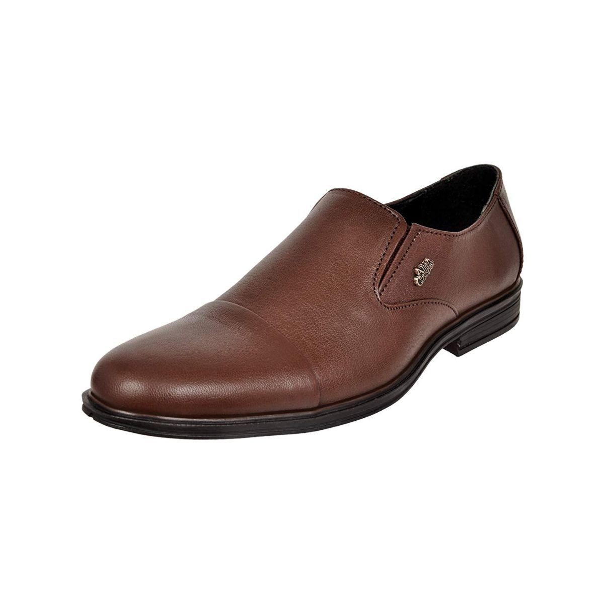 Allen Cooper Brown Formal Shoes For Men - 6