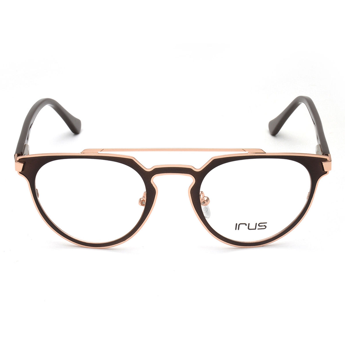 IRUS Round IR2020C4FR Brown Small Eyeglass Frames