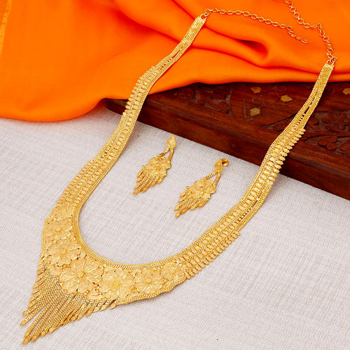Set Two Tola Gold Chain Sukkhi Ravishing 24 Carat Gold Plated