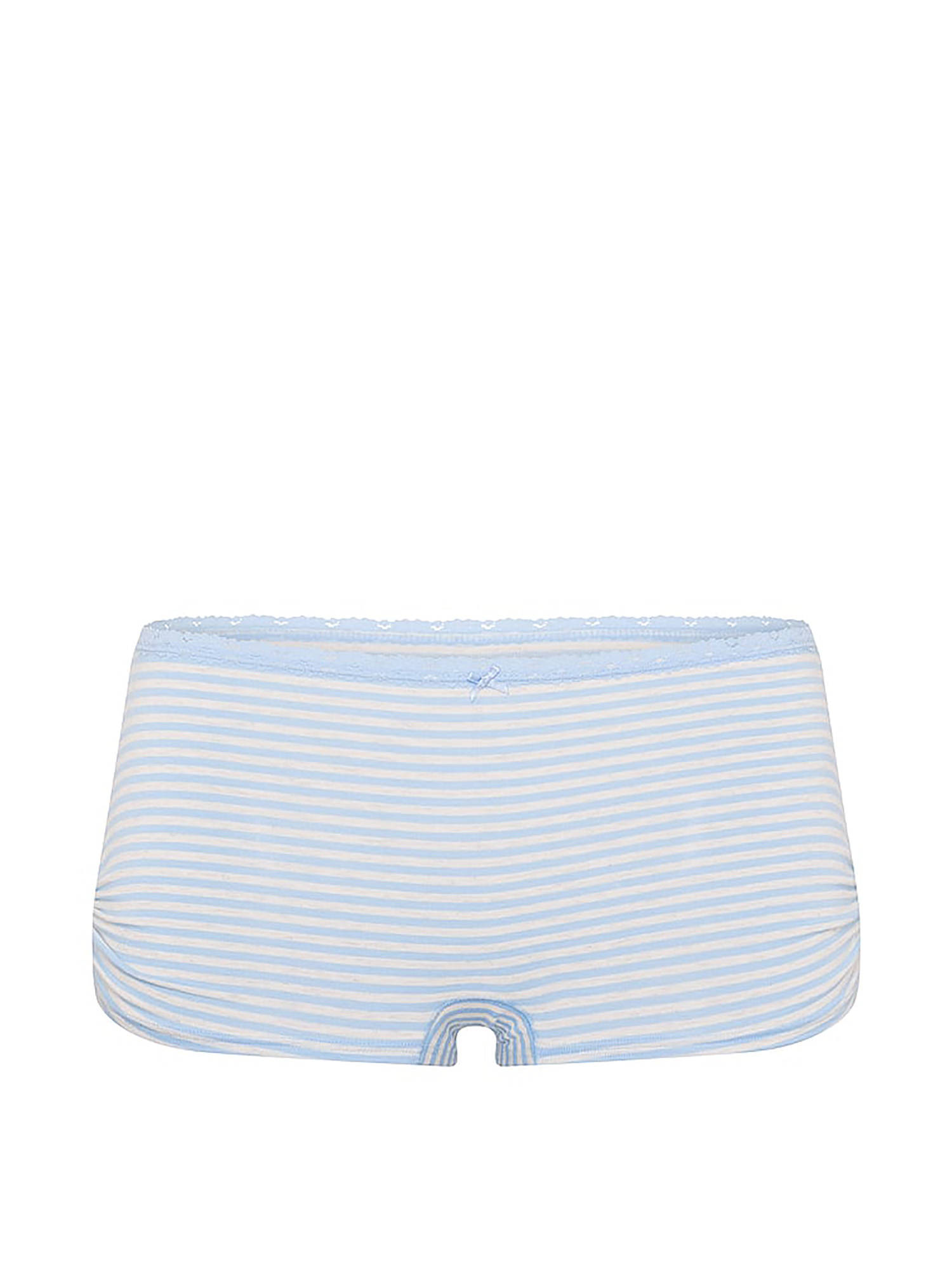 Buy Victoria's Secret Blue Stripes Cotton Blend Regular Boyshorts