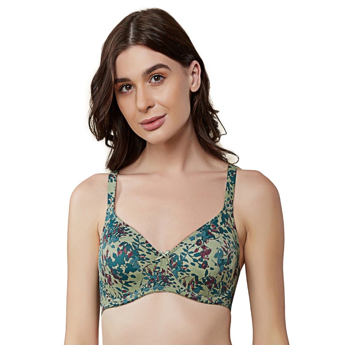 Buy Triumph Minimizer 75 Support Wired Non Padded Comfortable High Support  Big-cup Bra Green Online