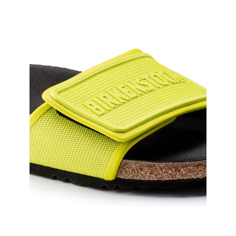 Moschino: M Logo Slide Sandals in Yellow – Stush Fashionista