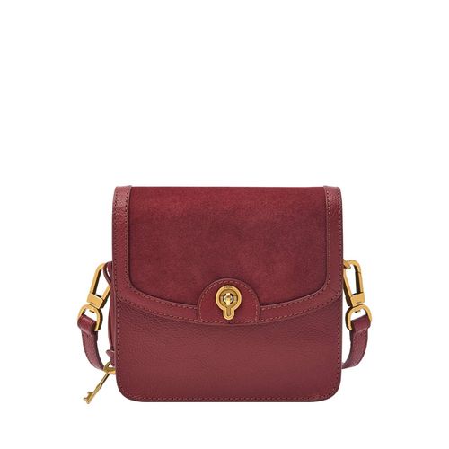 Fossil Ainsley Wine Small Crossbody Bag
