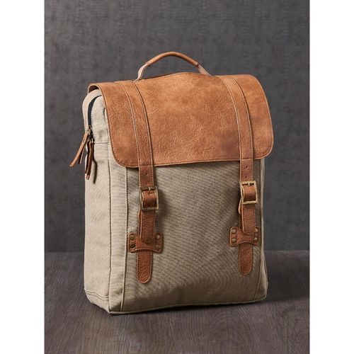 14 inch laptop backpack canvas Men Canvas Backpack Schoolbag 14 Inch Laptop Bag, Black