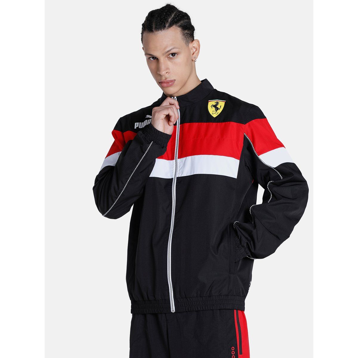 Puma ferrari jacket store red and black