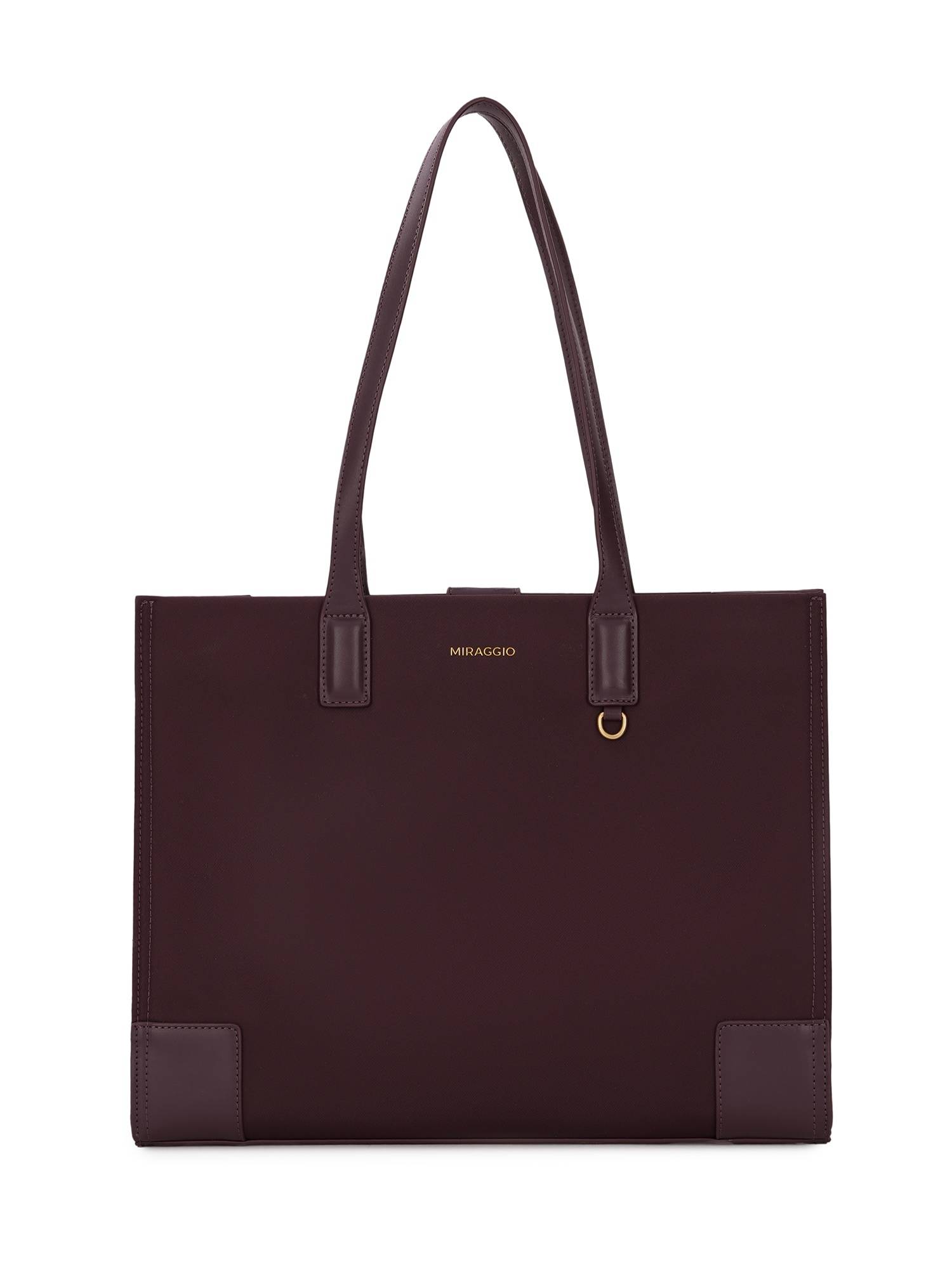 MIRAGGIO Wine Renesme 14 Inch Laptop Tote Bag For Office And Everyday Use