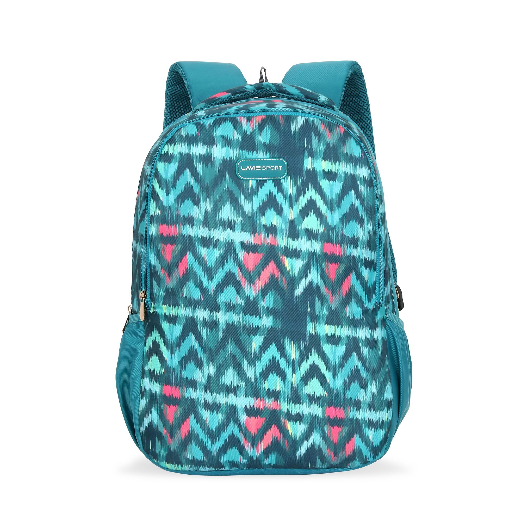 Buy Lavie Sports Blue Patterned Backpacks Online