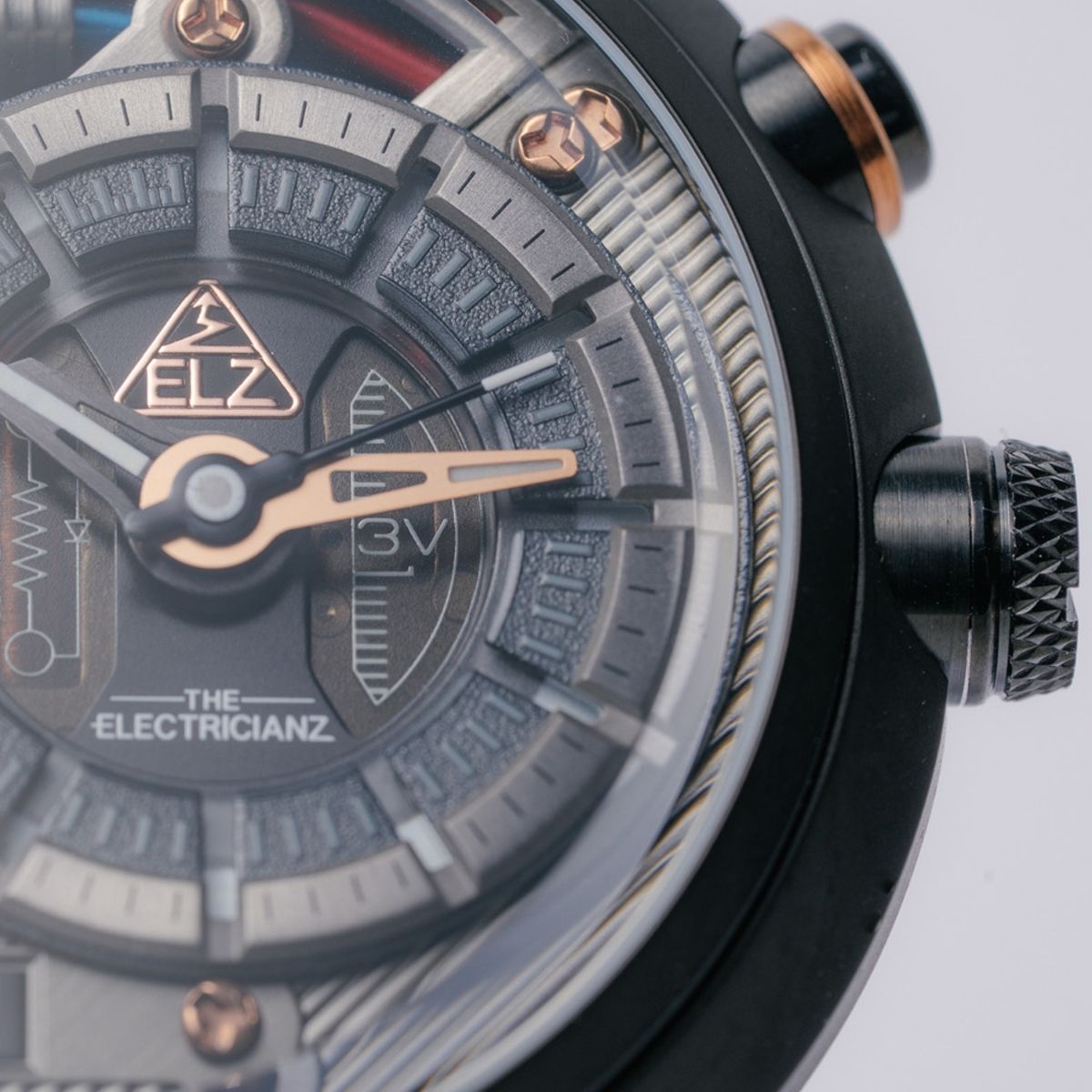 Buy THE ELECTRICIANZ Dark Z 4 Led Inhouse Electric Module Watch