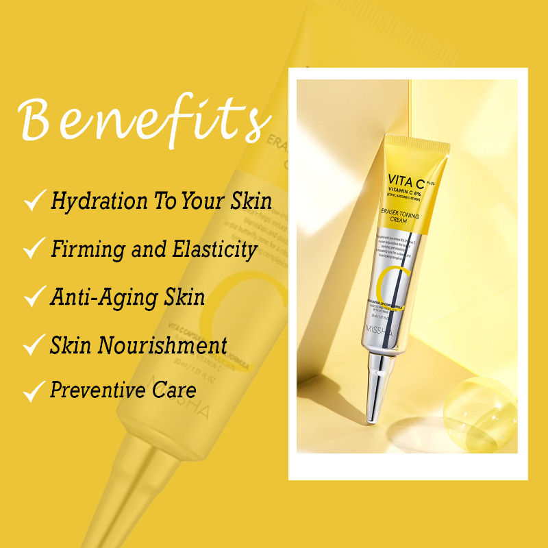 美容液 RAVIEL Mela Pre Cream & MISSHA VITA C Buy MISSHA Vita C Plus Eraser Toning Cream - 30 ml for
