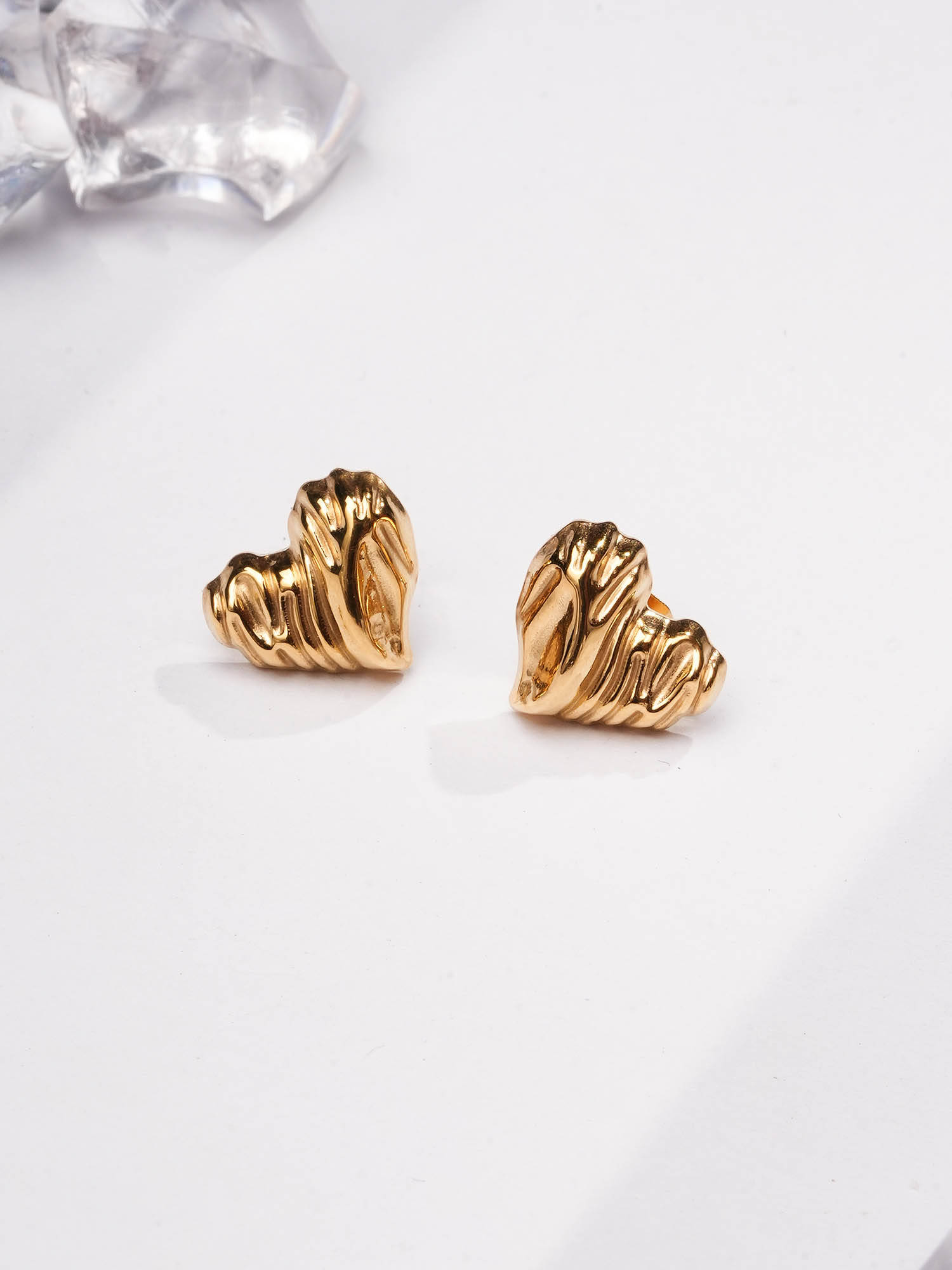 Palmonas Waves Of Love Studs For Women - Waterproof And Anti-Tarnish