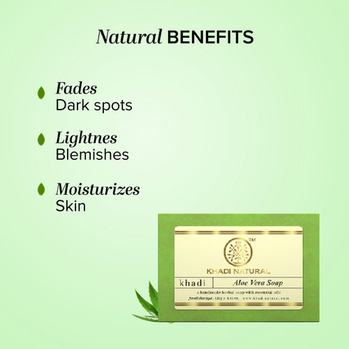 Khadi Natural Aloe Vera Handmade Soap Anti-Bacterial