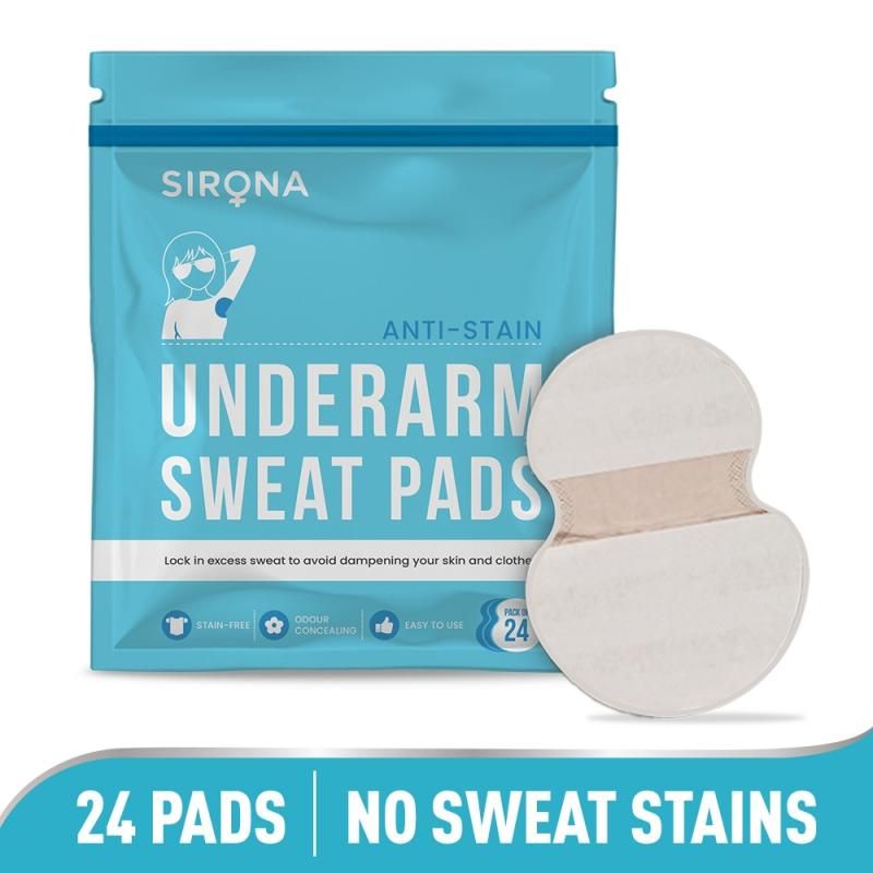  Underarm Sweat Pads, Sweat Block Bra, Reusable Cotton