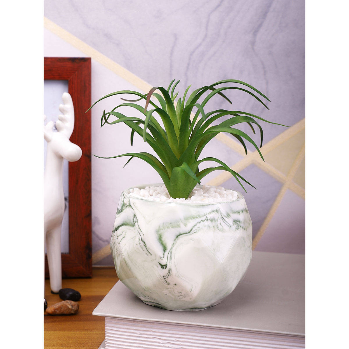 Tayhaa White Fig Artificial Plant with Pot