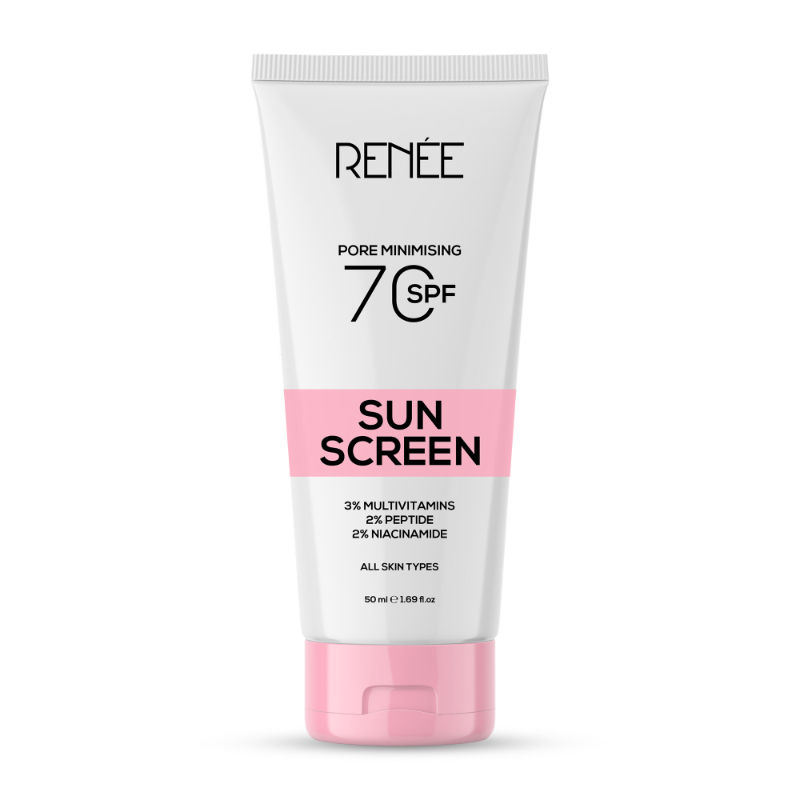 Renee Pore Minimizing Sunscreen SPF 70 With 2% Niacinamide, 2% Peptide & 3% Multivitamins