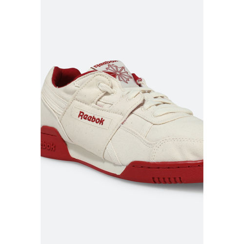 Reebok Mens Workout Plus Classics Running Shoes Cream