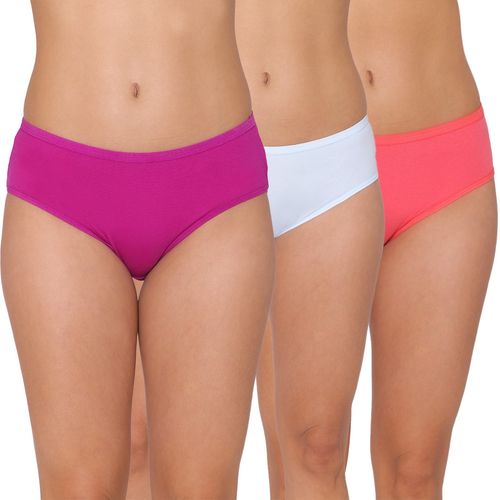 Buy Groversons Paris Beauty Inner Elastic Panty- Pack Of 3 - Multi