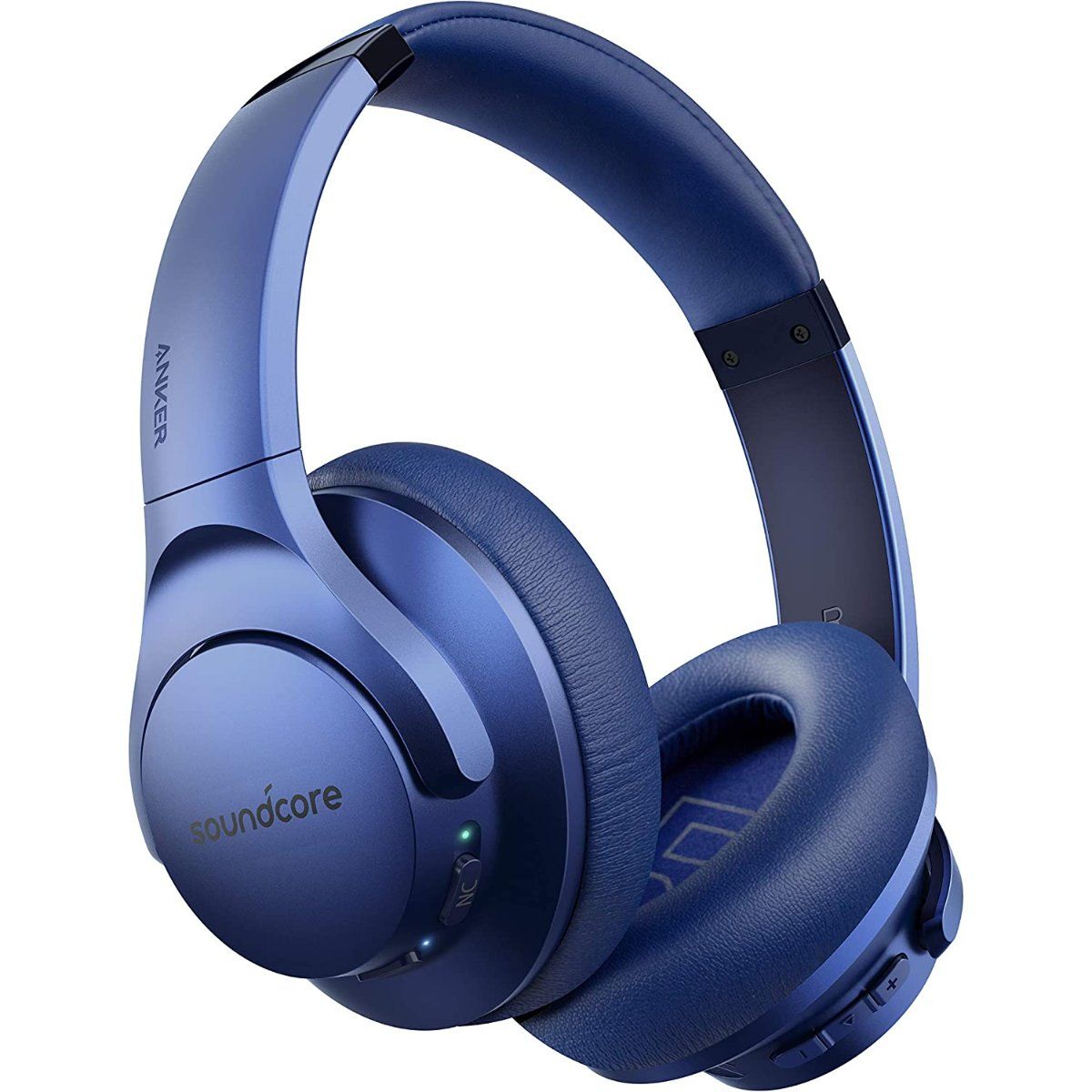 Soundcore Life Q20 with Hybrid Active Noise Cancellation Enabled Bluetooth Headset on Ear Blue