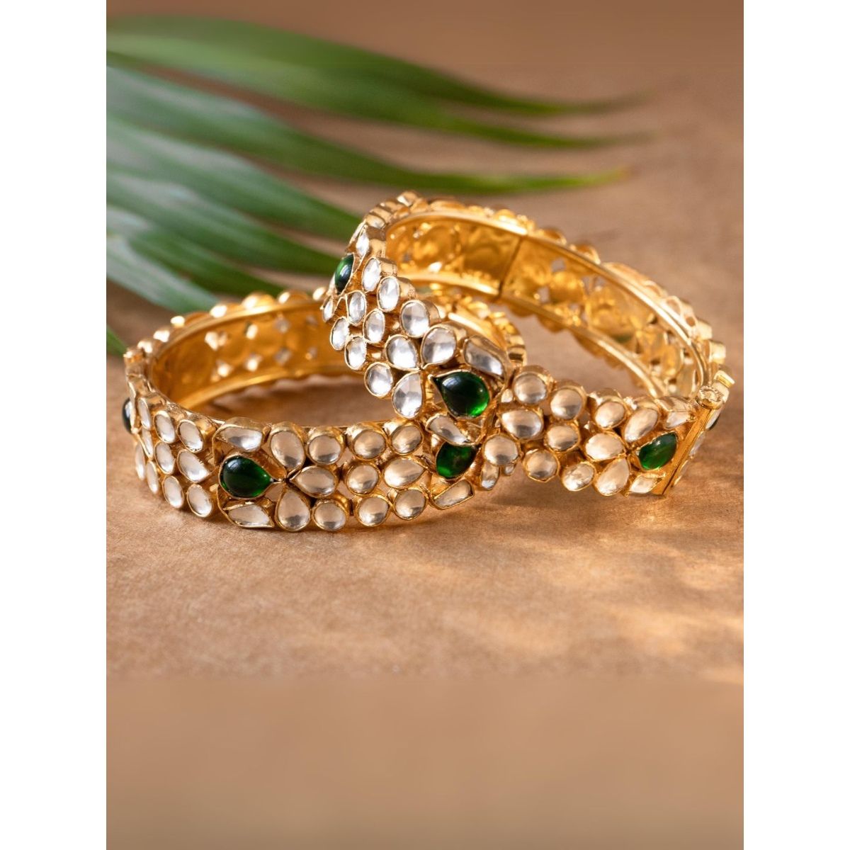 Drops Emerald Kada - Adjustable upto 2.4 main image 1